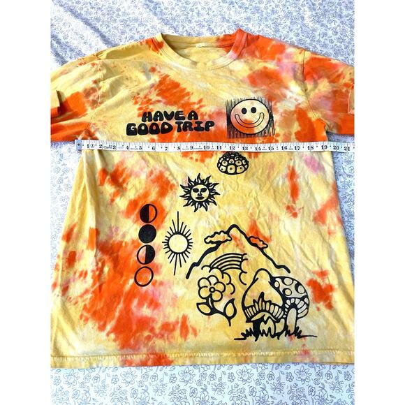 Humbles Have a Good Trip Tie-Dye Long Sleeve Tee M - Picture 3 of 6